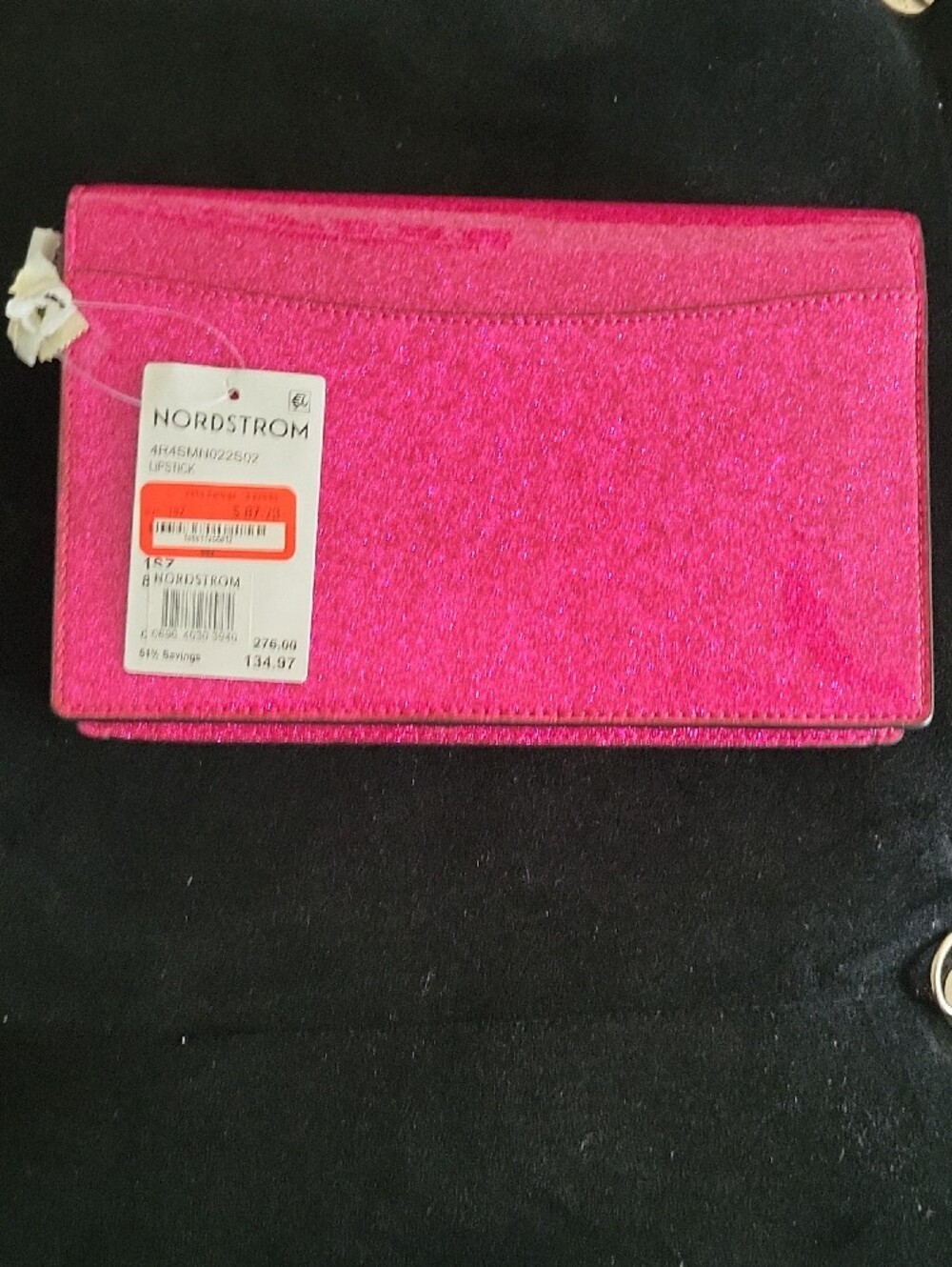 Marc Jacobs Hot Pink Glitter Clutch Womens Purse Brand New - Picture 4 of 5